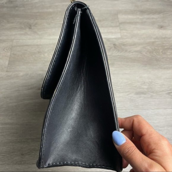 VALENTINO Garavani Black/Gold Large Glam Lock Bag - Picture 13 of 16